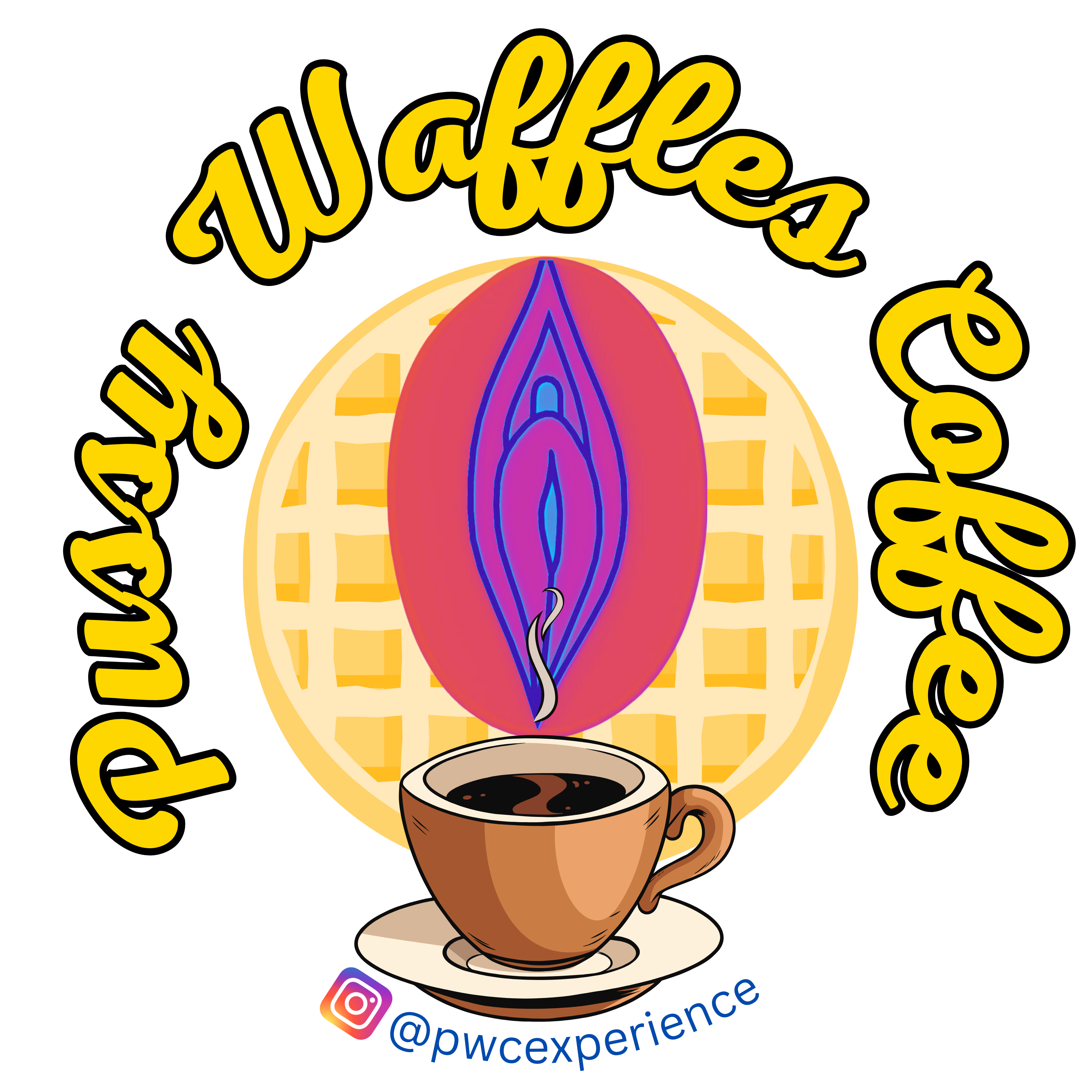 Pussy Waffles Coffee logo